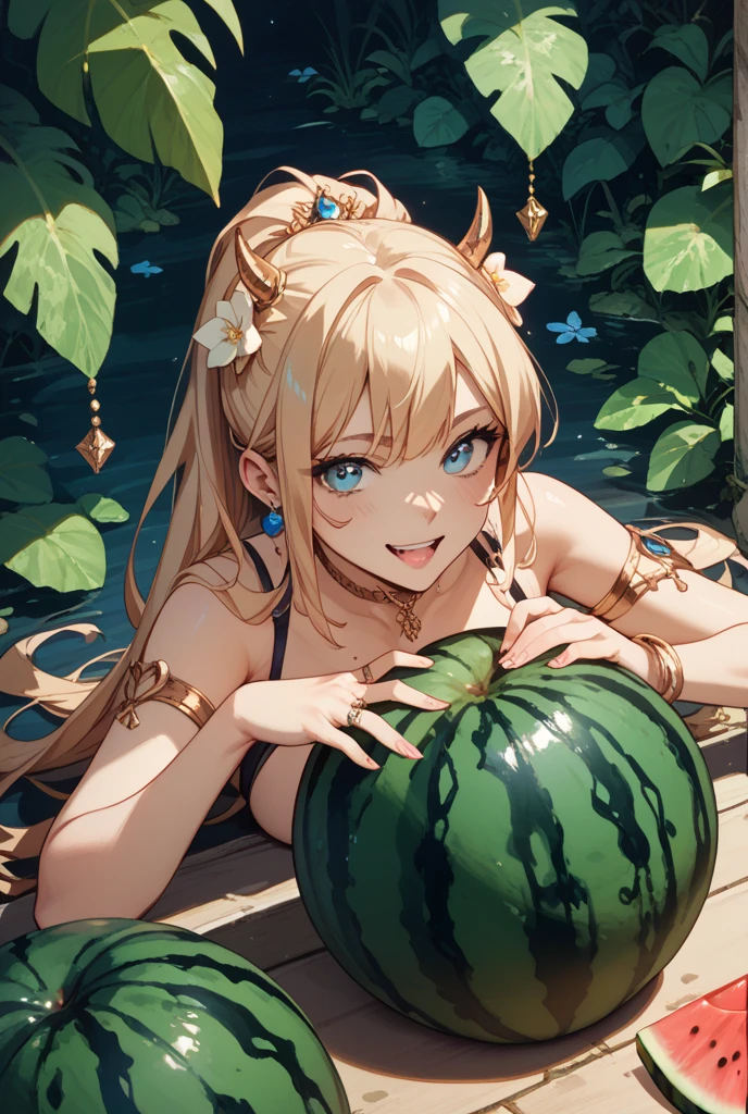 Adam and Eve、serpent、forbidden fruit、paradise