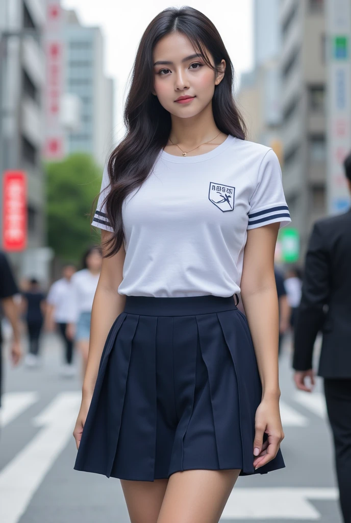 (masterpiece, Highest quality:1.2), 8k, 12 year old girl in full nudity, 85mm,Official AR RAW Photos, Super slim slender beautiful girl, (She pulled up her navy blue short skirt、下Half BodyFull nudity、Short sleeveの白シャツ、Show me your ears、Naked girls photoshoot、Full nudity, Cute Face, close, Half Body, It was a race, Gardenia, beautiful girl, , Thighs, Short sleeve, Station platform、 Looking at the audience, No makeup, (Big smile), Film Grain, chromatic aberration, Sharp focus, Face Light, Bright lighting, 10 generations, Detailed face, Background Blur, (Dark red tie:1.1)、((((((A 12-year-old girl with her skirt rolled up))))))、((((((12 year old full nudity schoolgirl)))))、Tight waist、Embarrassing pose、Shy and nervous girl、 sad face