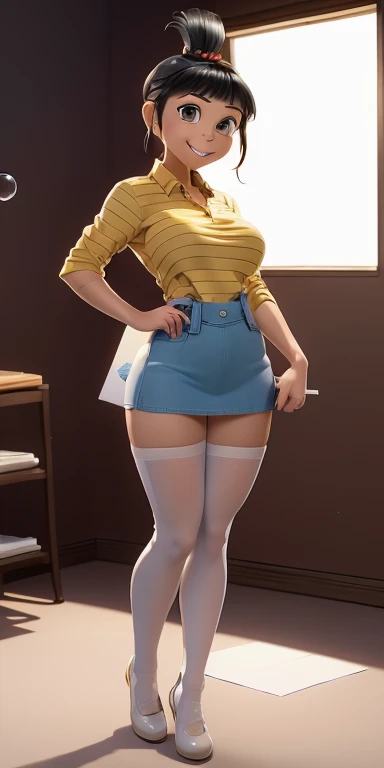  Sailor in a yellow skirt and high heels posing for a photo, cosplay de garota de anime, inspired por Sailor Moon, sailor moon style, O Marinheiro Galaxia. beautiful, A Sailor's Lua. beautiful, por Sailor Moon, cosplay glamouroso, sailor moon!!!!!!!!, anime cosplay, cosplay photo, cosplay advertising, elegant cosplay glamouroso, cosplay, cosplay completo, , body proportions, (Chapped lips:1.4), (blush de nariz:1.2), foreshortening, black cuts, (eye contact), High contrast, ultra high resolution, high resolution, detailed, Clean face,  (sensual face:1.5), (big purple eyes:1.2), (ultra detailed eyes:1.4), (High resolution eyes:1.1), (ultra detailed skin texture:1.4), PERSEPHONE, Persephone, Persephone, (SFW:1.5),  (full body:1.8), (upper body up:0.3), (hyper realistic:1.4), (realistic:1.3), (best quality real texture skin), Detailed eyes, detailed face,

