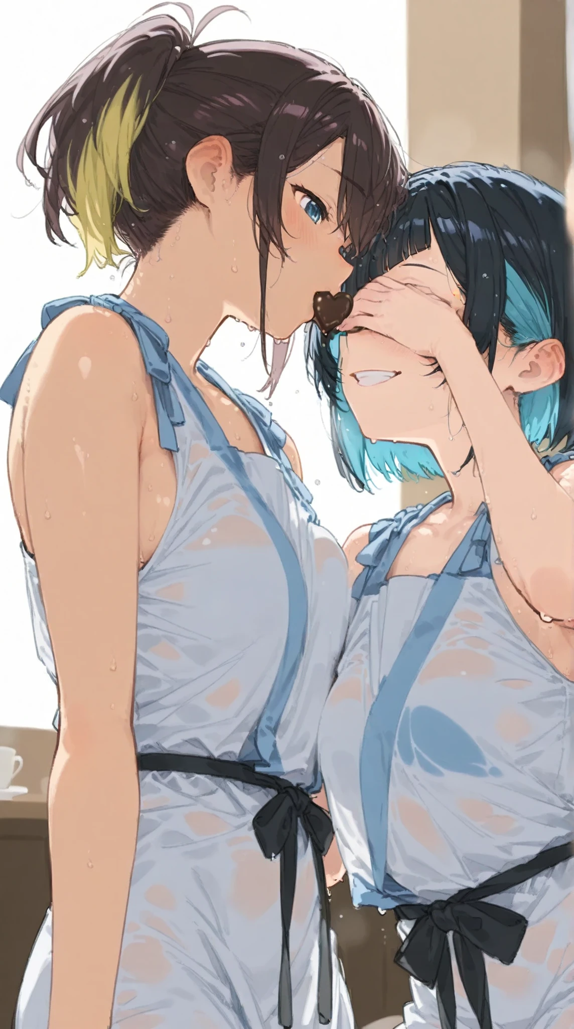 NSFW,masterpiece,Highest quality,High resolution,Super detailed,Sinon\(Sword Art Online\),yukata,Open clothes,hair ornaments, Hair Clip,(Ahegao),blush,Empty face,Inn at night,Shoji screen,tatami,futon,Girl sitting,Drunk,Intoxication,sake bottle,Sake cup,(Middle-aged men),(Body touch),Having her breasts fondled by a man,to kiss,Wet,Fingering,Spread your legs,((Squirting)),heart,(Falling into Pleasure),Lying down,(Trembling),(Obedience),(pubic hair)