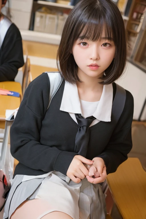 hight resolution、high-level image quality、in 8K、Real live-action、生a picturegraphy、top-quality、masterpiece、超hight resolution、生a picture、ren、Beautiful fece、masutepiece、((Obscene content))、For adults、charm of 、absurderes、((((Japan elementary school students))))、Japan Girl、((8years old))、((with round face))、((Tanuki face))、((Cute little face))、(((((Shy look)))))、de pele branca、((chubby figure))、Juvenile physique、Smaller chest、kne、 thighs thighs thighs thighs、(Anatomically correct)、独奏、fullllbody、Very nice、(((Children's Clothing:1.0) ))、 ((Pubic area))、(Mansuji)、((White panty))、Are sleeping、(Photorealsitic:1.37)、Photon mapping、Realistic、Radio City、Physically Based Rendering、depth of field rally background、a picture、(((a junior idol in Japan)))、Sparkling eyes、shiny lip、too bright natural light、The Bright Sun、Too bright sunlight、(((((8years old)))))、(((Pubic area)))、(Mansuji)、Children's Clothing, Children's Clothing、to stand、Open your legs、Open your crotch、Only one person,Short hairstyles、Short-cut hair、(inside in room),Alone,(Undressing)、Show each other、Open your legs、Open your crotch、Only one person、(((Red tartan check skirt)))、(((Black turtleneck sweater))),Only one person,Short hairstyles、Short-cut hair、