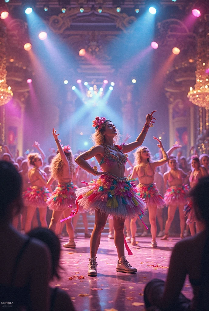 (best quality,4k,highres:1.2),ultra-detailed,retro,beautiful woman,charming,charleston dance,flapper girl,dancing,music band,vibrant colors,joyful atmosphere,great energy,wavy hair,vintage fashion,golden age,fun-filled,wild ,glamorous style,feathers and sequins,enchanting night,tapping feet,vintage decor,art deco,feelin’ the rhythm,synchronized steps,old-timey jazz,vivid personalities,timeless elegance,roaring twenties,magnificent stage,musical instruments,lively melodies,exquisite moves,eye-catching outfits,ecstatic crowd,unforgettable memories,happy and carefree vibes,romantic lighting,swirling skirts,classic vibe,unrestrained happiness.