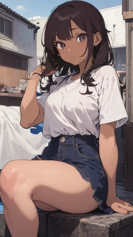 1girl in、A smile、Underwear、Cute underwear、Upper body portrait、Squatting panchira、