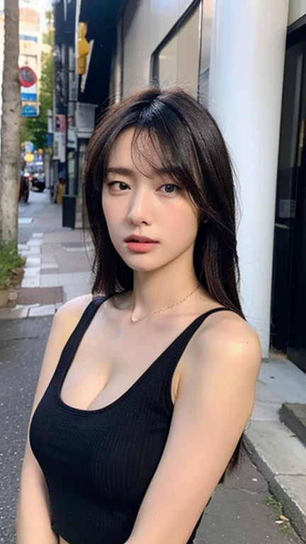 ((Highest quality、Portrait、masterpiece、8k wallpaper:1.3))、Perfect body、Beautiful Face、Delicate eyes、Huge boobs((Dark brown hair、Hair length、Glass transparent underwear upper body、Glass transparent lower body:1.3))、Long legs、On the roof、City View:1.3、Leg spread、Stretch your thighs、Raise both legs、Pull down your underwear to reveal your chest、Do not place your hands on your knees。 seat、Looking up from below、Look at the viewers、Turn your upper body to the viewer、Grab your chest with both hands、Sit on the seat with your legs spread apart、Very short、Wearing underwear that exposes part of the genitals、Two beautiful women、Lesbian couple