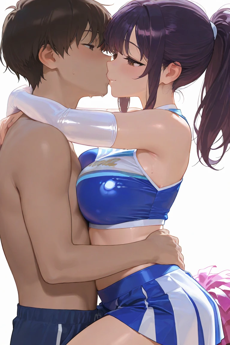 score_9, score_8_up, score_7_up, source_anime, ((((hug from behind)))), sex from behind, standing sex, ((((motion lines)))), vulgarity, (((wrestling ring)))), ((1shota boy)and(1 girl)), (hetero), (1shota boy,short stature:1.4), ((((shota boy is 10 years old)))), small penis, undercut, ((((He looks smug)))), ((((1 girl,short stature)))), girl is 8 years old, (slender body:1.4), (long hair,two side up),aqua hair, aqua eyes, pale skin,shiny skin, ((((flat chest)))), covered navel, collarbone, pale skin,shiny skin, ((She wears aqua competition swimsuit)), (((She looks rolling eyes))), (((She looks ahegao))), (trembling), (cum on clothes:1.4),cum on body,excessive cum,cum facial,bukkake,cum on hair,cum in pussy, clothing aside, clothed, text,
