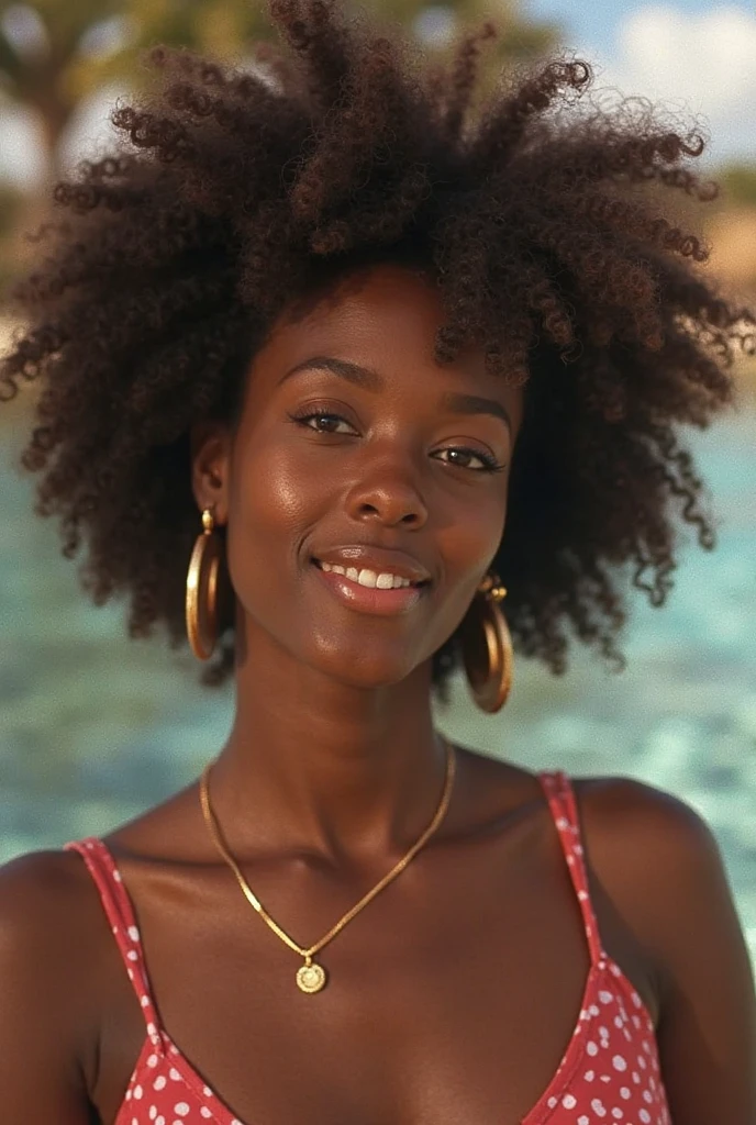 , MILF, EBONY, SENEGALESE ,BBW, photo vintage, visage feminin parfait, erotic, , tache de rousseur, 1969, Tout de suite, , choker, aroused, MODE, TRES TRES GROS SEINS naturels, seins qui débordent du jersey , FRONT VIEW, silver COSTUME, BEAUTIFUL EYES, BEAUTIFUL HANDS, LIGHT SMILES, Beach BACKGROUND,