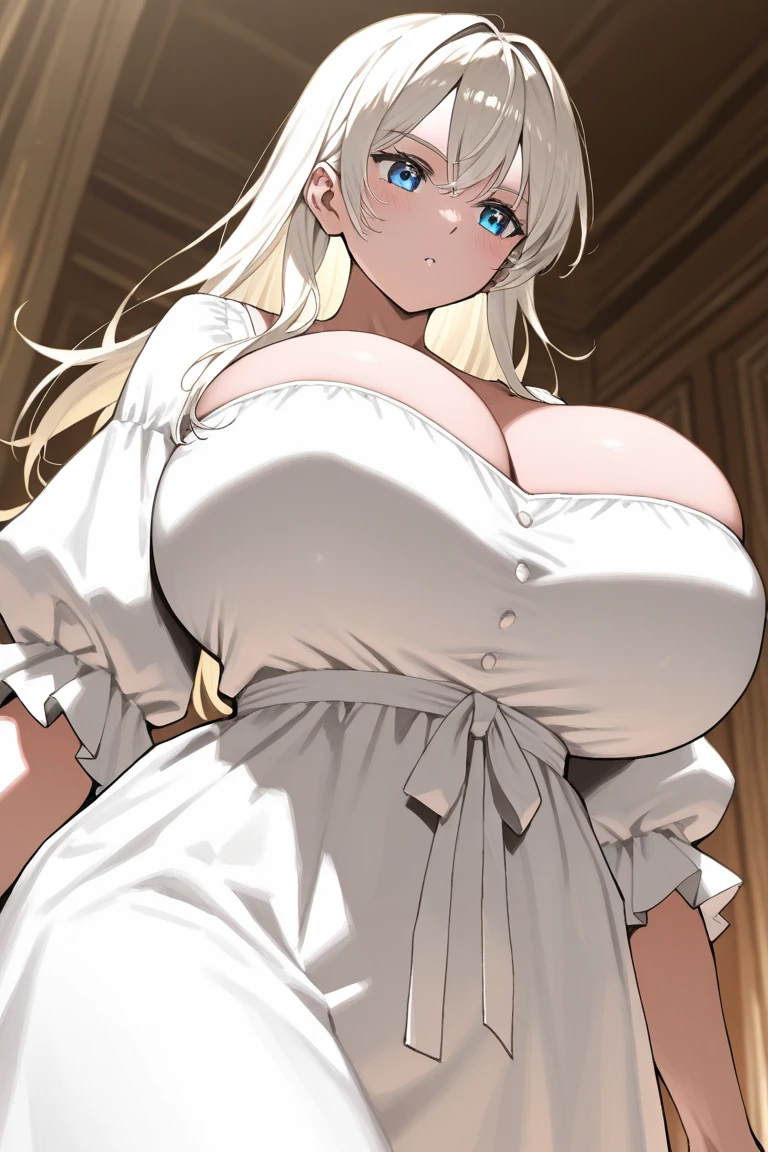 Huge ghost mommy with very big and huge breasts in bra very beautiful and very detailed