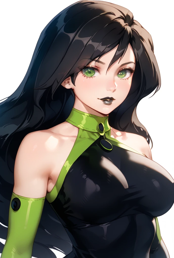 nsfw, 1Mature Female, A Bewitching older woman, 35yo, evil femme fatale, sexy MILF, solo, aesthetic, peerless beauty, Glossy brunette wavy hair, Beautifully styled French roll hairstyle, Narrow forehead, thin arched eyebrows, double eyelids, dark green eyes, highlight on eyes, eyes reflection, well-shaped nose, beautiful nostrils, Lustful full lips, dark lipstick, glossy lips, sharp jawline, Glamor, soft and curvy, honey-colored glistening skin, super detailed skin, glossy skin, Feminine neckline, thin collarbone, deep cleavage, saggy huge breasts, (perfect anatomy, ideal facial features, ideally proportioned figure, perfectly beautiful body, an extremely delicate and beautiful, beautiful detailed face, beautiful detailed hair, beautiful detailed eyes, beautiful detailed nose, beautiful detailed nostrils, beautiful detailed lips), (close-up photography of upper body, boast pompously, focus on entire screen, asymmetrical, masterpiece, official art, work of art, Award-winning work, extreme quality, ultra high definition, finely detail, magnificent illustration, extremely beautiful CG, high definition pictures, all intricate, raytraced, caustics, textile shading, incredibly absurd res, absolutely resolution, ultra high res, 16k), ((slyly look, evil seductive smile, looking at us)),