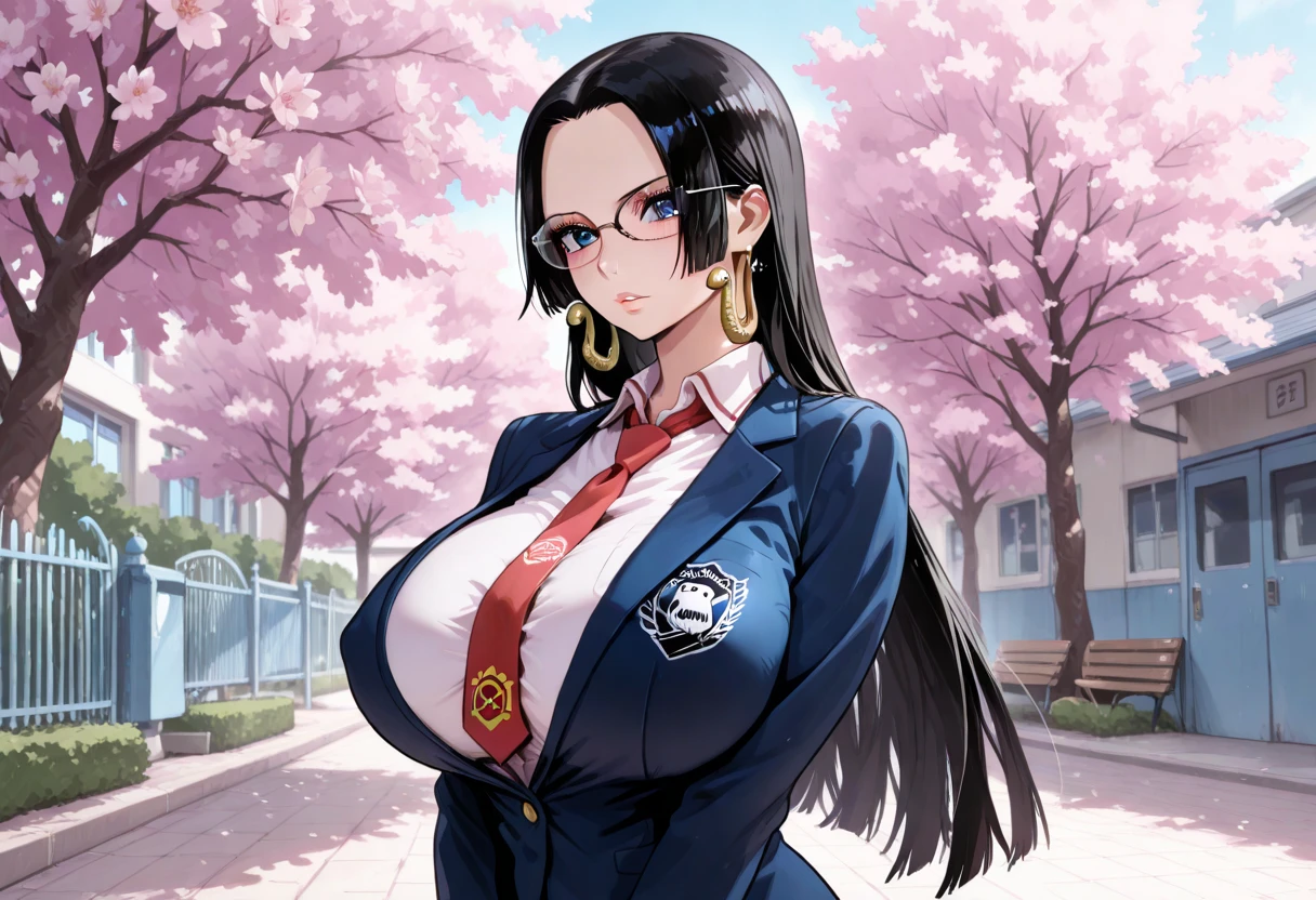 Tsubasa Hanekawa、Glasses、black hairの、big breasts、 (black hair, brown eyes, round face), big breasts, With ribbon, [full body shot]、wearing a black dog collar,full body shot、Glasses、head to toe shot、Compete for big breasts in the bright sunlight、I compressed my chest with a rope.、woman in chains、((masterpiece)), ((highest quality)), (Super detailed), ((cute)), cute, (Lovely), ((very detailed)), 4K, (8K), highest quality, (beautiful), anime style、pink nipples、