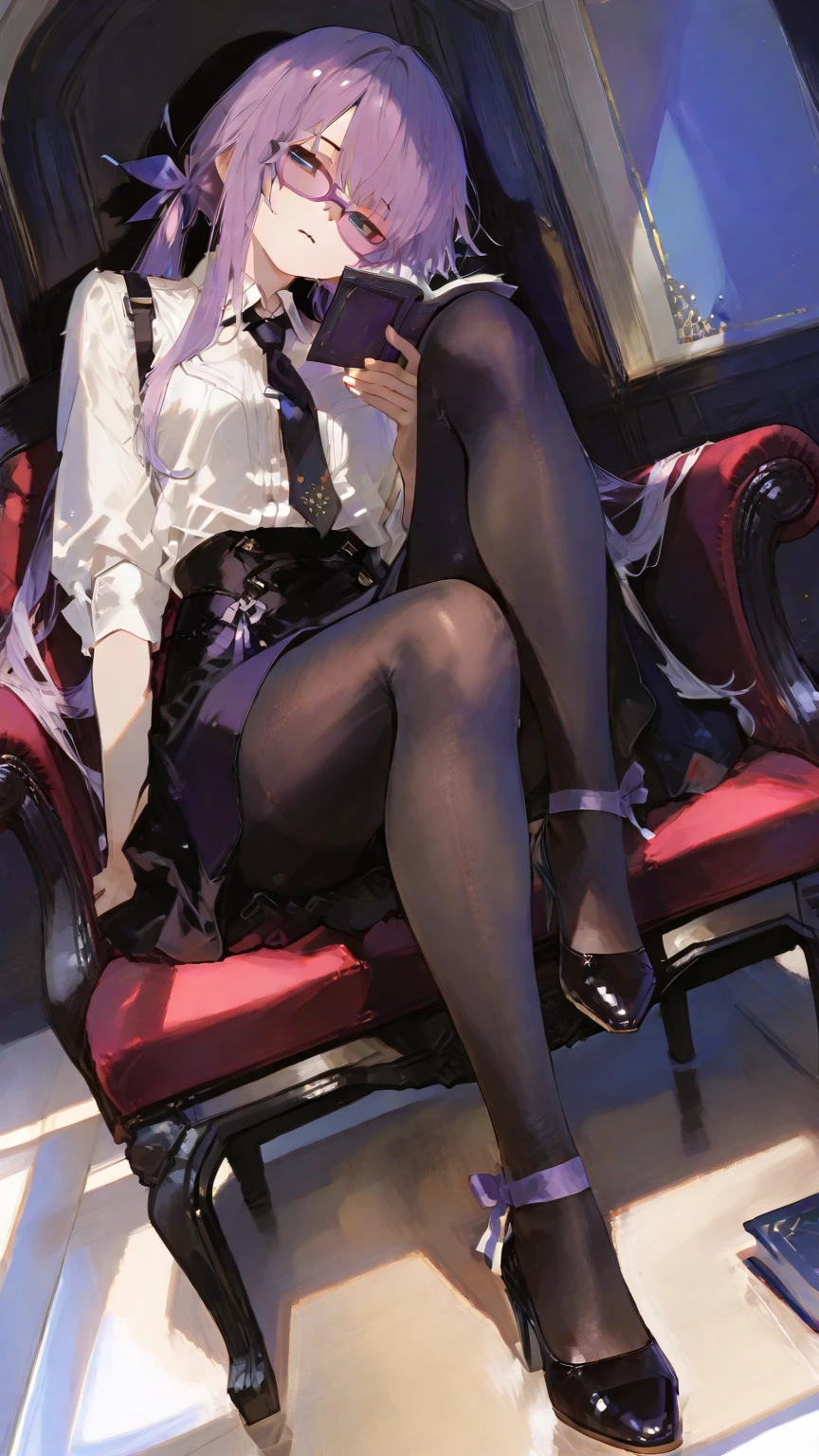 high-level image quality、top-quality、Detailed drawing、Does not blush cheeks、Slender adult beauty、Maid clothes、white swimwear、Small eyes、kneehigh、Stockings、Medium chest、hair straight,pantiess,lacepantyhose