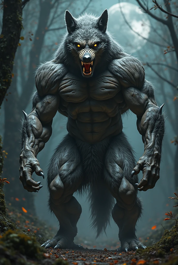 Create a vtuber that is half wolf and half human