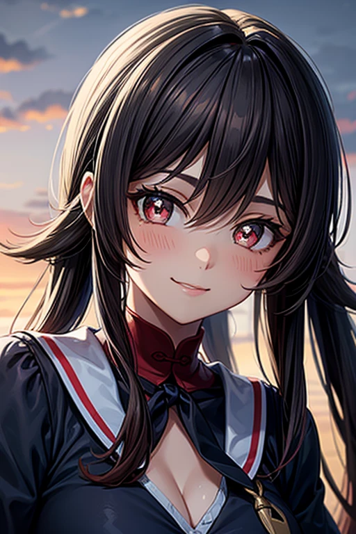 手のひらサイズのフィギュア, master piece:1.5、(minimal art, line drawing), A Russian girl in her early 10s with ash grey hair、draw a picture with a pencil、Black and white art:1.2、lips are red、background is Multiple color、silence、smiling face、Densely drawn