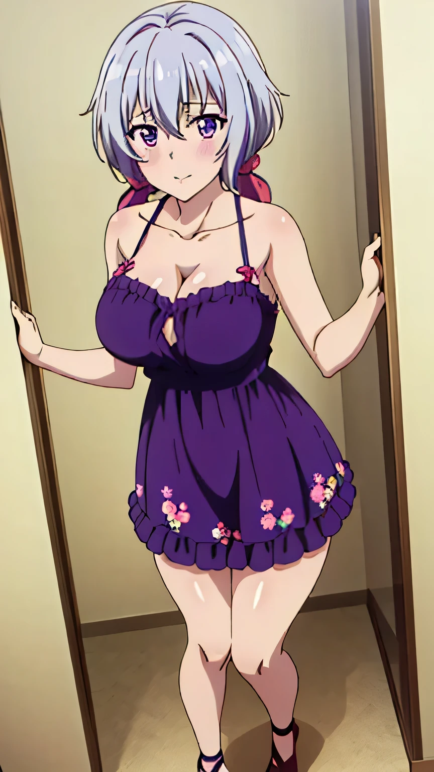 (masterpiece, best quality), intricate details,
MitsuriKanroji, kanroji mitsuri, 1girl, solo, long hair, winking, green eyes, pink hair, green hair, twin braids, smile, cute smile, blushed smile, blush, blushing, large breast, huge breasts, bikini top, collarbone, neck, bare shoulders, yellow bikini top, cleavage, full body, long legs, cameltoe, cowboy shot, plain background, white background, photoshoot, perfect shot, perfect framing, full body shot, bending over, side view, side angle