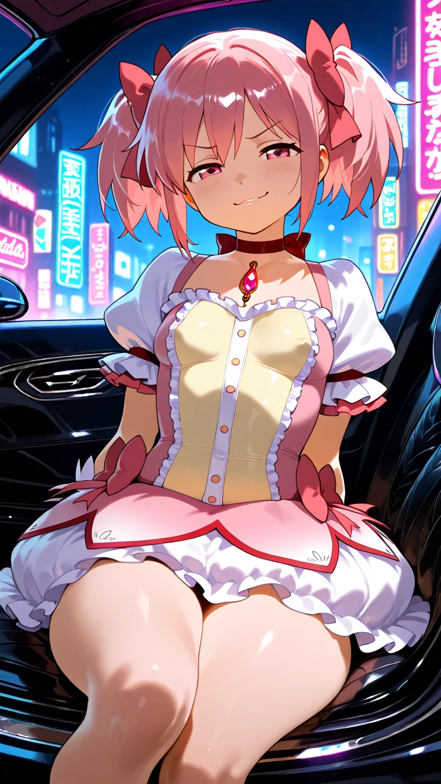 ((nikkeadmi)),nsfw,((solo girl)),((Perfect body,))((Super beautiful,))((High quality,)), (sweaty,wet fullbody,)Steam,blush,Shiny,love hotel room,thigh-high socks,cowboy shot,(pov, Looking at Viewer,),small breast,half open eyes,collar,((Pleated skirts that are too short and expose underwear,Lift up the hem of her skirt to show off her crotch)),((pink colors Playboy Bunny girl costume,fishnets pantyhose, white pantyhose,bunny rabbit ear hairband,))