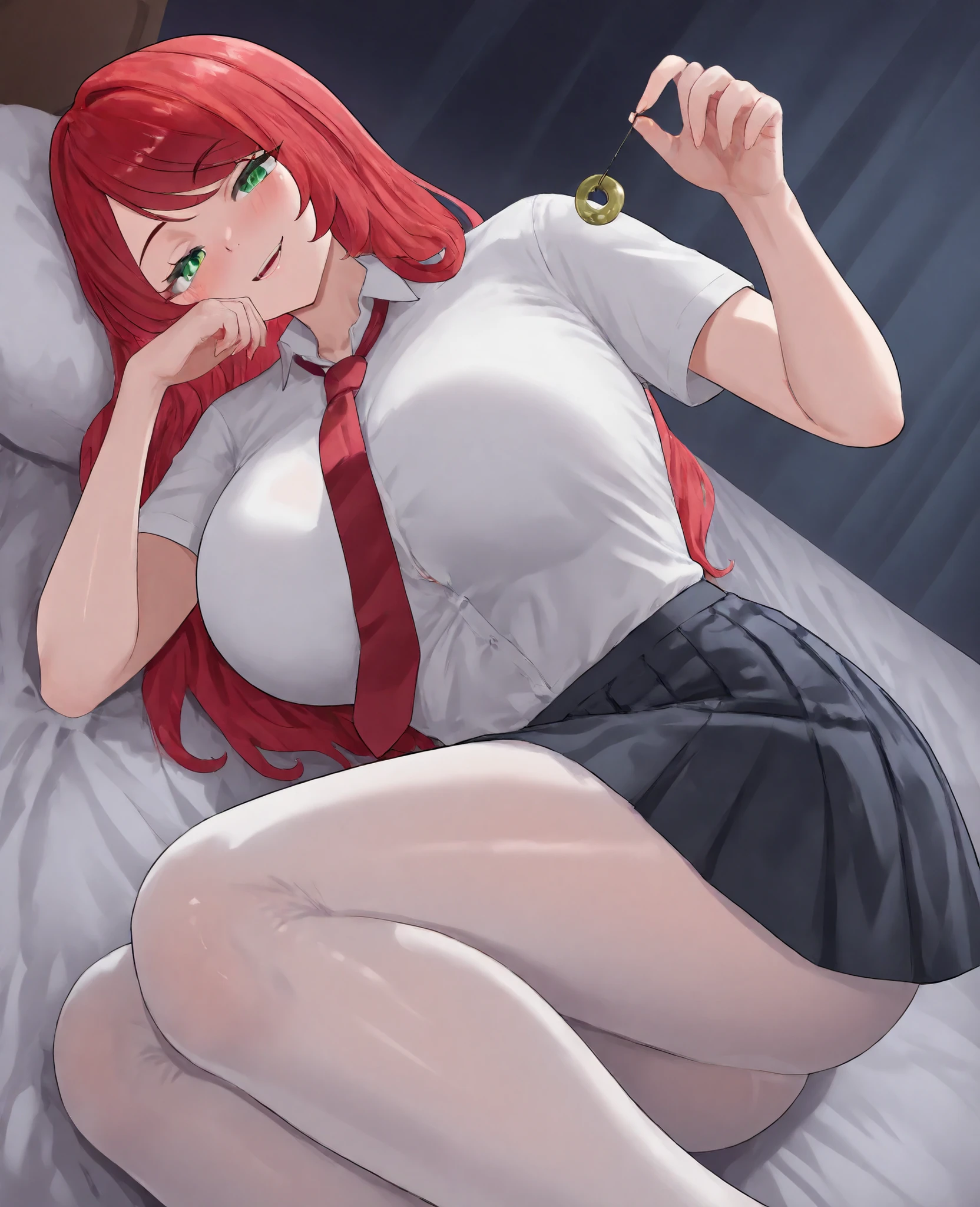 pieces fly、masterpiece、highest quality、Super detailed、High resolution、High resolution、8K portrait、Unity 8k壁紙のHigh resolutionCG、unity 8k wallpaper、cute:1.5、:1.5、Highly detailed CG unity 8k wallpaper、realistic、real person、cute、 portrait photography、shiny skin、High resolution、(Vermillion semi-long hair:1.2)、(16 years old:1.2)、(1 girl)、(garden:1.6)、(school uniform),perfect face, seriously, (blush:1.5),(((clothing lift:1.5))), (midium breasts:0.8),(((I have nipples))), Detailed description vagina,show vagina,spread legs,spread,((Orgasm in the vagina:1.7)),(star hair ornament:1.2),((lying: 1.8)),(crying face:1.2),(knees up:1.2)