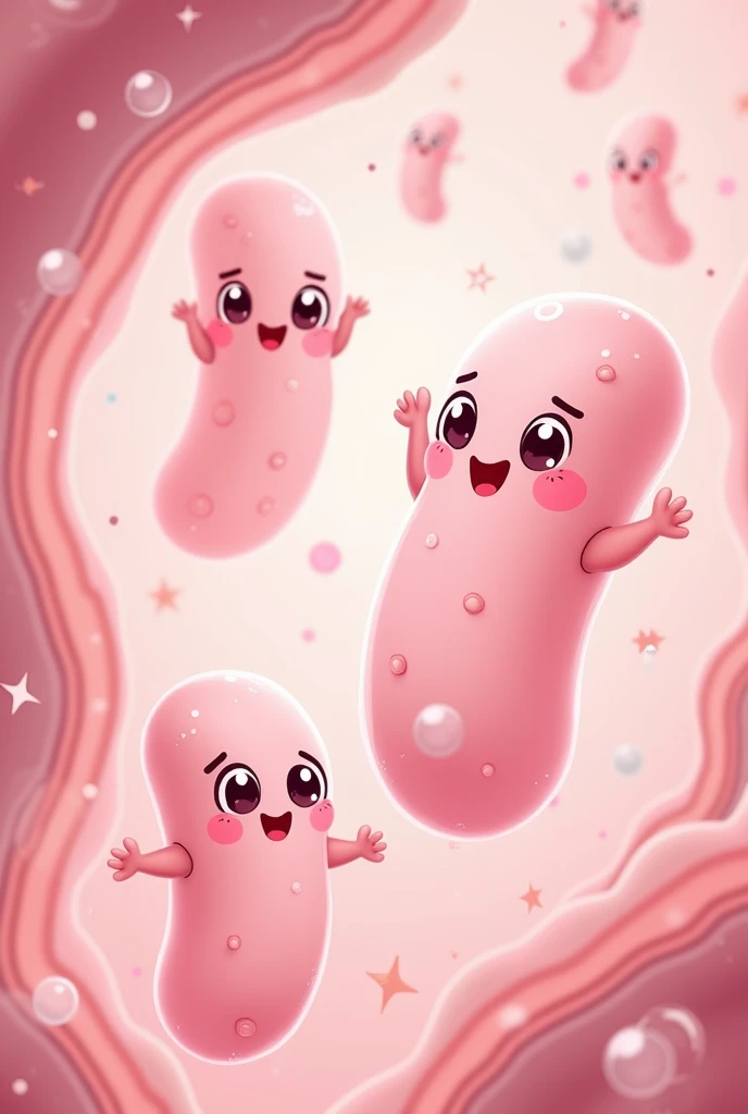 The pink slime character is drawn with vibrant energy on a white background. It is a continuous image showing various poses. 