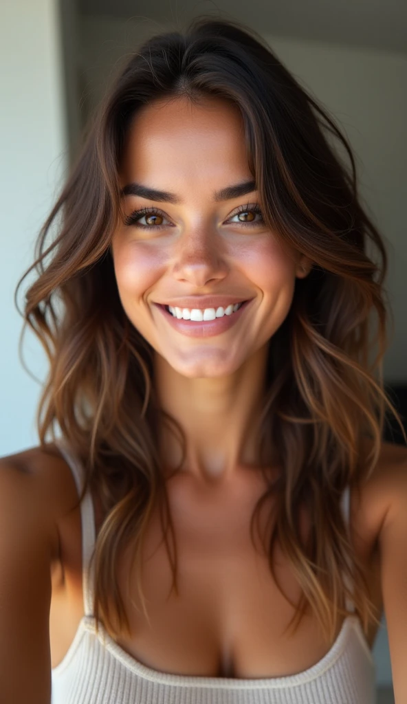 A beautiful woman who looks like she has a degree in mental health studies. 