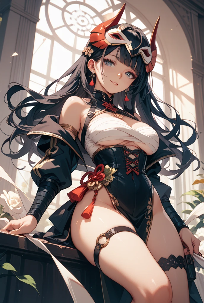 (Unity 16k Wallpaper, Masterpiece, Best Quality, Ultra-Detailed, Extremely Detailed CG, Caustics, Cinematic Lighting, Detailed, Beautiful Detailed Eyes, NSFW:2.0, 1girl, Curby), Ultra High Resolution, Fine skin, (cute: 1.2), (15 year old girl), ((Chinese clothes: 1.2)), ((fine background writing, saturated, strong light, sexy chinese clothes, sexy pose, raise one leg: 2.0, outdoors, sit, arms spread)), smile,