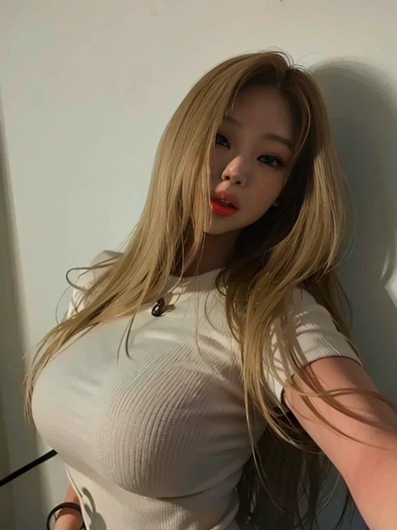 8K, Best Quality, Masterpiece, Ultra High Resolution, (Realism: 1.4), Original Photo, (Realistic Skin Texture: 1.3), (Film Grain: 1.3), (Selfie Angle)