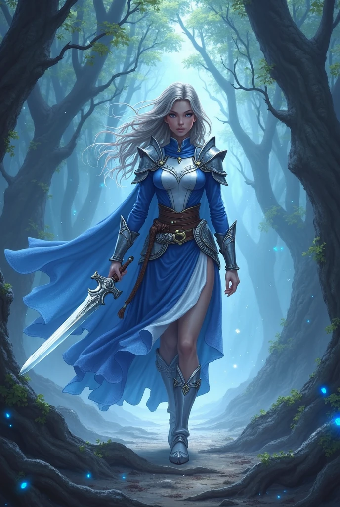 Illustration of beautiful aura fiora