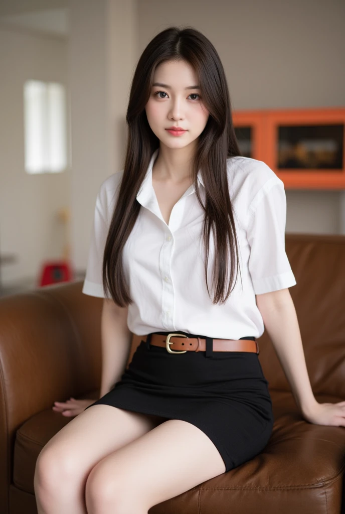 (Happy expression:1.26)、RAW Photos、(((The ultimate beauty full-body photo)))、((Glowing Skin))、1 person、Beautiful 28 year old woman from Prague、Bright expression、((Brown Hair))、Shirt on、skirt、(pantyhose)、(Upskirt)、Contrapuntal Shot、((Very detailedな))、(Perfectly detailed face)、(Beautiful Hands)、Photorealistic images、最high quality、Very detailedな、Film Light、Intricate details、High resolution、Very detailed))、Detailed Background、8 times、Digital single-lens reflex camera、Soft Light、high quality、Film Grain、Fujifilm XT3 、Shallow depth of field、natural Soft Light、Kamimei、The background is the office　lunch　オフィスでlunch　lunch　大勢でlunch　Thighs
