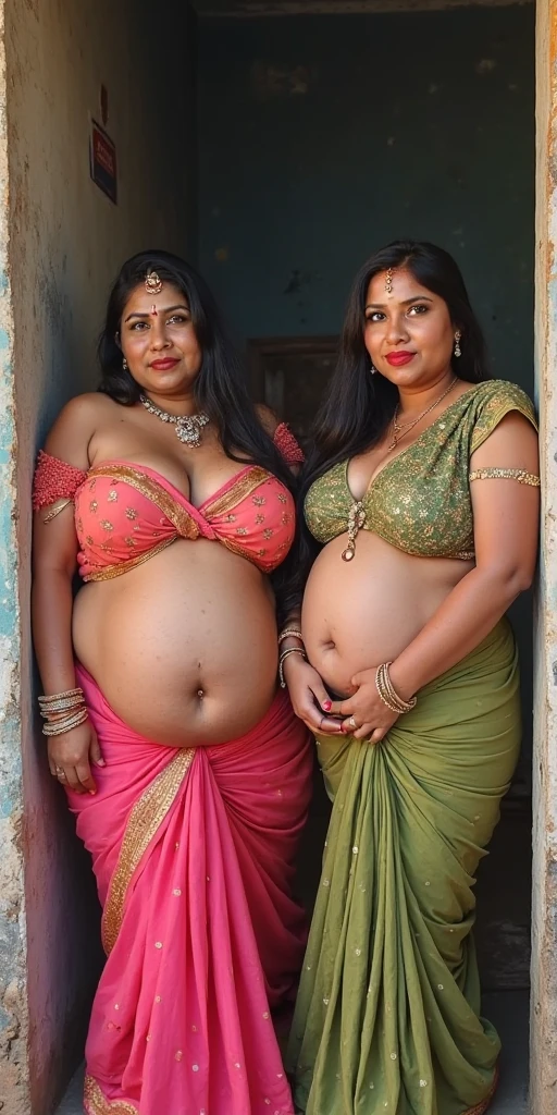 Indian mother with fat sexy body and her daughter with normal body exposing in panty. Sexy erotic orgasmic.