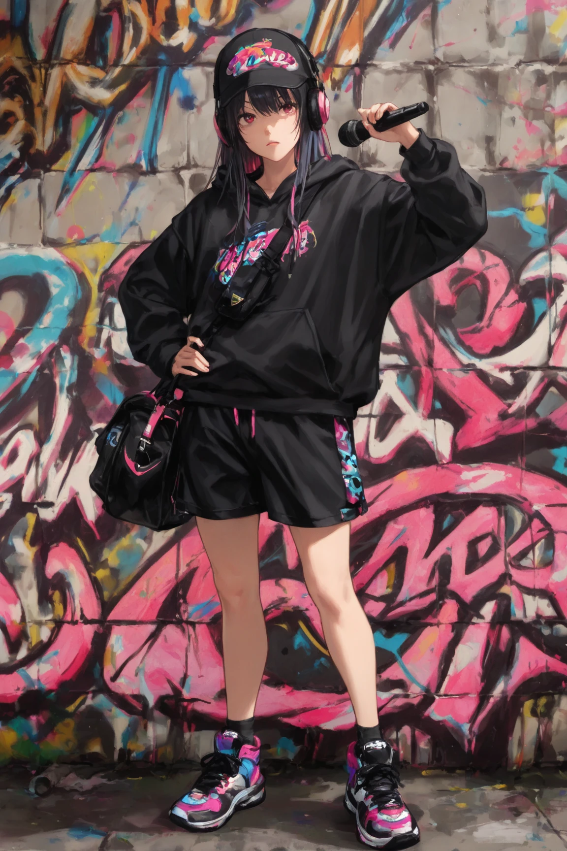 Invader Zim Gir hoodie with knee skirt 