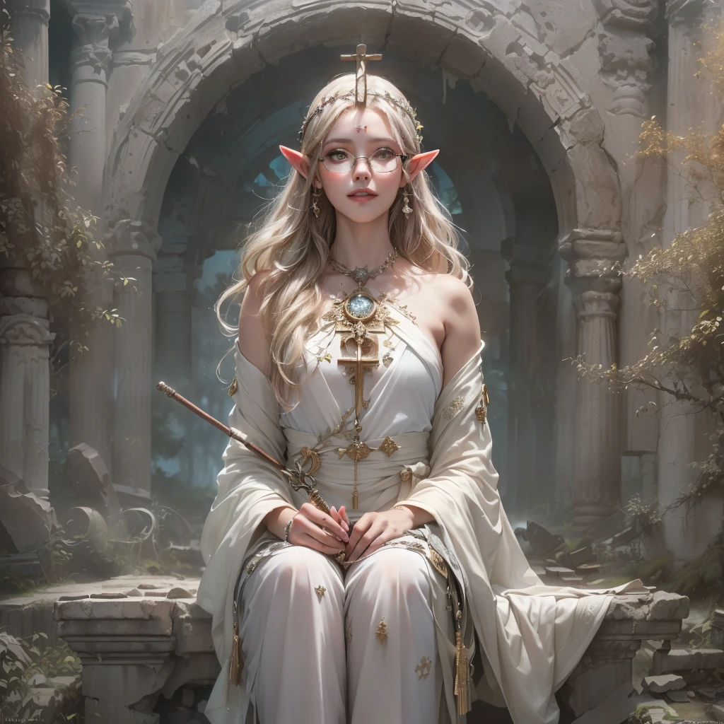 ((art by Erin Hanson )) skaijackson as ((small breasts, young girl , slender body, )) Seraphina Blackthorn, Blood Elf, She is a Monk, Slender yet strong, Seraphina embodies elegance with her arched brows, refined facial structure, and long chestnut waves falling gently onto her shoulders. Donning traditional blood elf monastic attire - loose pants, sash belts, and bare feet â she exudes discipline and focus. Two curved sais strapped horizontally behind her lower back signify proficiency in close quarters combat. , she wear black jumpsuit, wide-brimmed hat, and ankle boots , she Sitting with poise, shoulders back and head held high, she exudes authority and grace, a true vision of royalty and she is Curious, Chin tilted up slightly, eyes wide open, and a slight smile , perfect body proportions, realistic skin details BREAK, ultrasharp, ultradetailed, perfect quality, masterpiece, intricated details, ultra clear, <lora:add_detail:0.7>, <hypernet:sxzBloom_sxzBloom:0.3>, detailed skin perfectly detailed face, sharp face, treasures in background
<lora:hydro-gold-style-darquelilly-v1:0.75> hydrogoldstyle