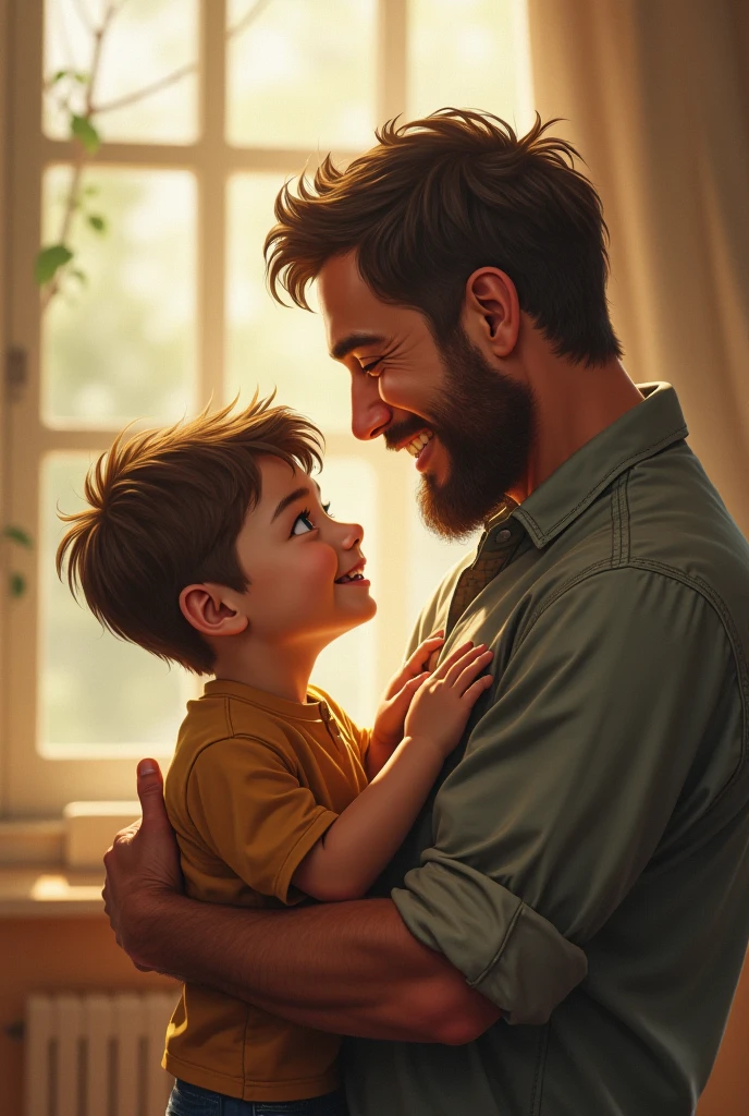 Chris Evans kiss little boy