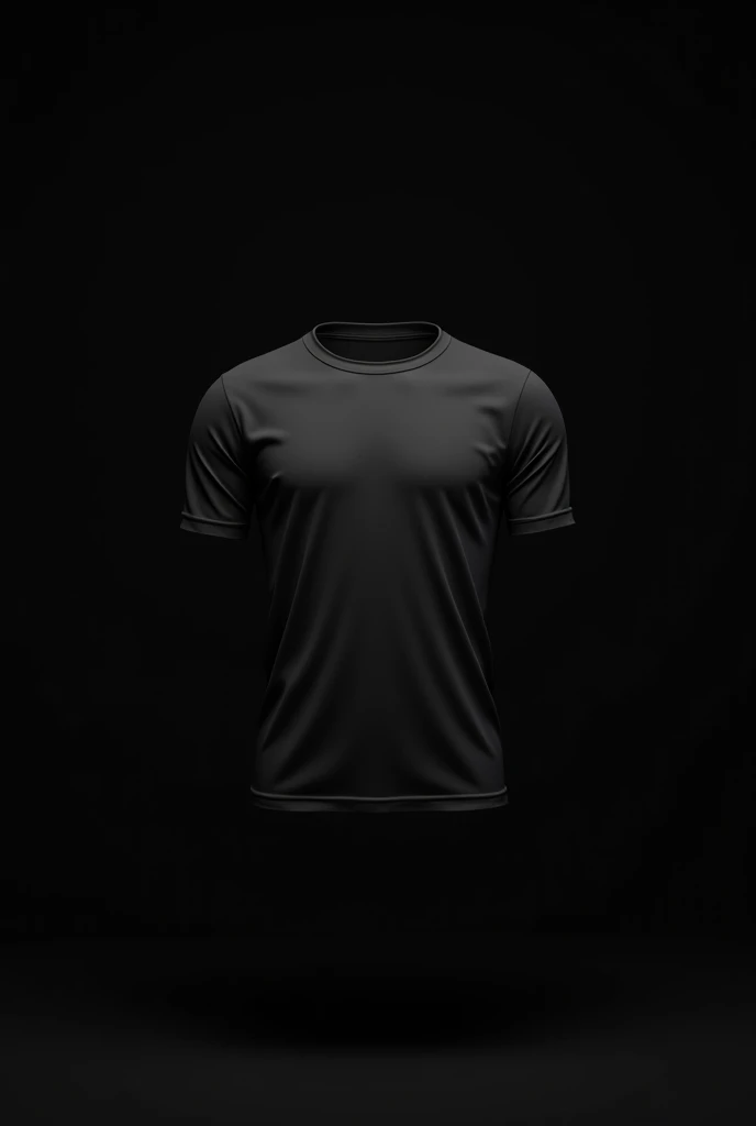 sweatshirt, color black, em 3d mockup. darkness background