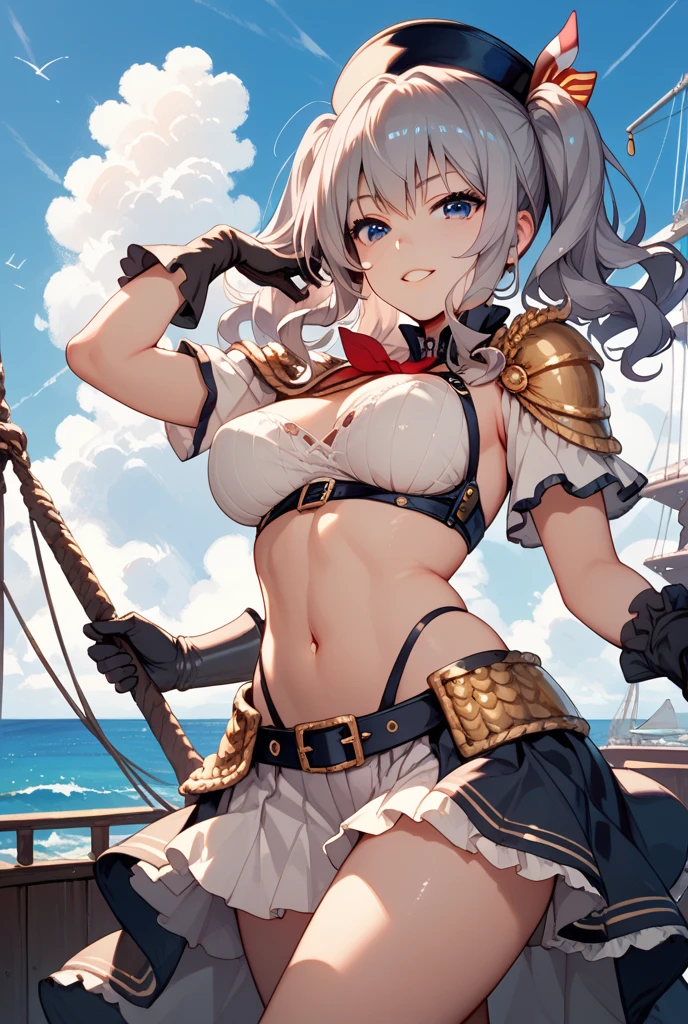 (best quality, In 4K, 8K, High resolution, muste piece:1.2),Super detailed, (Reality, photorealistic, photorealistic:1.37),30 years old woman,ripe woman,Mature woman,,muster piece, Top quality, Ultra-fine,maximum resolution, Extremely detailed, sexy,beautiful eyes,cool&Beauty,(bikini armor, valkyrie armor,amazons,thigh high socks,large breasts,groin focus,helm,)),thong,braided hair,Seductive thighs,Cord,gray hair,cowboy shot,palace,spear in hand