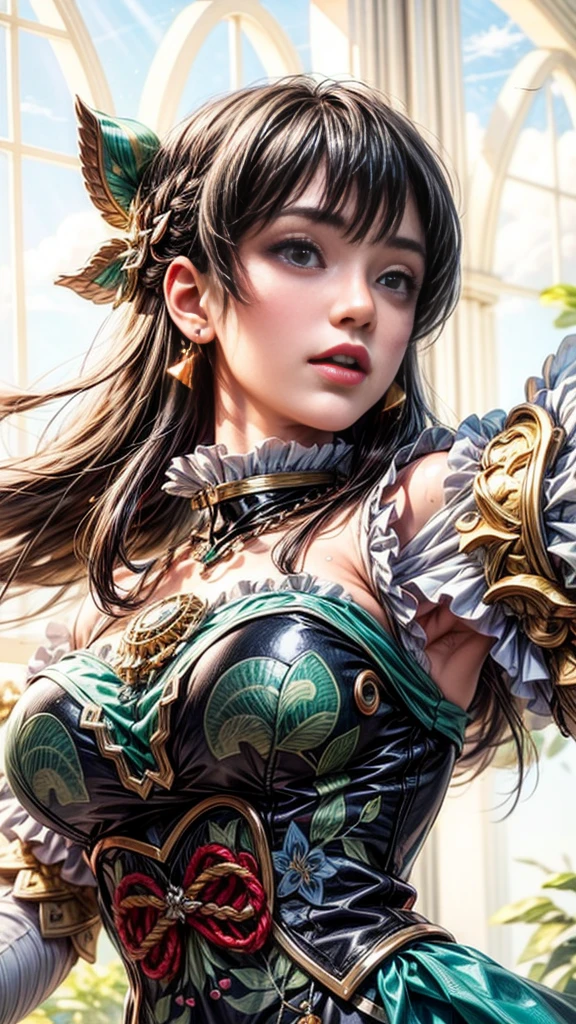 (realistic, photo-realistic:1.37), (best quality:1.4),(ultra high res:1.2),(RAW photo:1.2), (sharp focus:1.3), (cute:1.1), (cowboy shot:1.38), (gigantic breasts:1.1), (happy smile:1.25), (high detailed shine hair:1.2), ((absurdly long:1.1) twintails:1.2),narrow waist,BREAK scenery,(Beautiful midday pool background:1.0), (dynamic angle shot:1.31), bangs, beautiful detailed round eyes in highlights, 1girl, ((best quality)), ((masterpiece)), ((real)), dim light, bokeh, eerie night, cathedral, orange light, (best quality, masterpiece: 1.2), (real: 1.3), (soft saturation: 1.5), (soft focus: 1.5), (ultra detailed background, detailed background), BREAK( One beautiful young woman), looking straight at you with serious eyes when viewed from the front, blake brown hair, blue-black hair, super long hair, wavy hair, low ponytail hair, bangs by center, beach, greece Santorini, Resort beach, Open terrace, (Best quality, masterpiece: 1.2), (Real: 1.3), (Beautiful skin: 1.2), (Ultra detailed background, Detailed background), Bokeh, Rest (one beautiful young woman), When viewed from the front, the composition is symmetrical. Looking straight at you with serious eyes, dark blue eyes, back hair tied with ribbons, red hair, ridiculously long hair, shiny hair, camisole pants gloves high heel boots, rustic, green, multicolored themes, intricate in daytime classroom windows, (Masterpiece)), Ultra High Definition, ((Full body))), (3/4 view)), (from above: 1.5)), portraits of attractive young photographs (( ( AfrW2023-8000:1.0))), angelic, light smile, detailed chest, (detailed eyes)), sharp eyes, detailed natural skin texture, detailed hands, complex detailed fingers and nails, (amazing hairstyle)), ((fancy high heels)), elegant standing pose, volume lighting, Leica M10 f2/8, sharp focus, Santorini coast background, top quality, High resolution, super detailed skin, cute, perfect face, shiny skin, short hair, earrings, dress, night scene, face close-up (from side: 1.3)