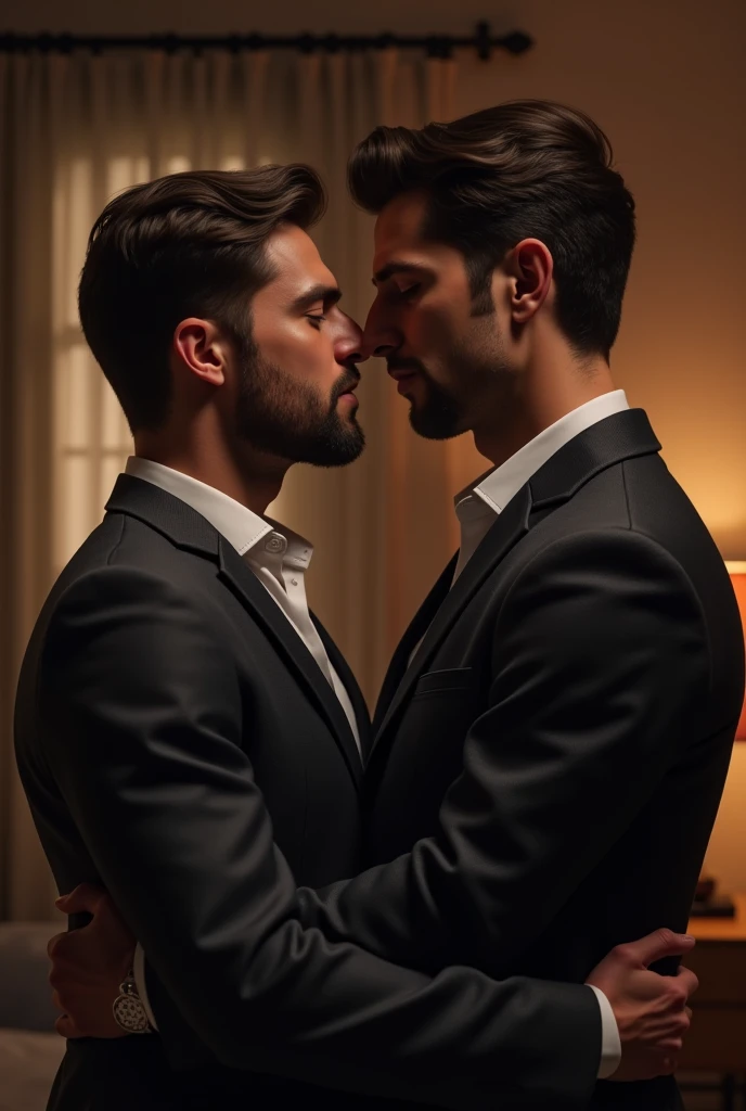 Men giving his boss a blowjob