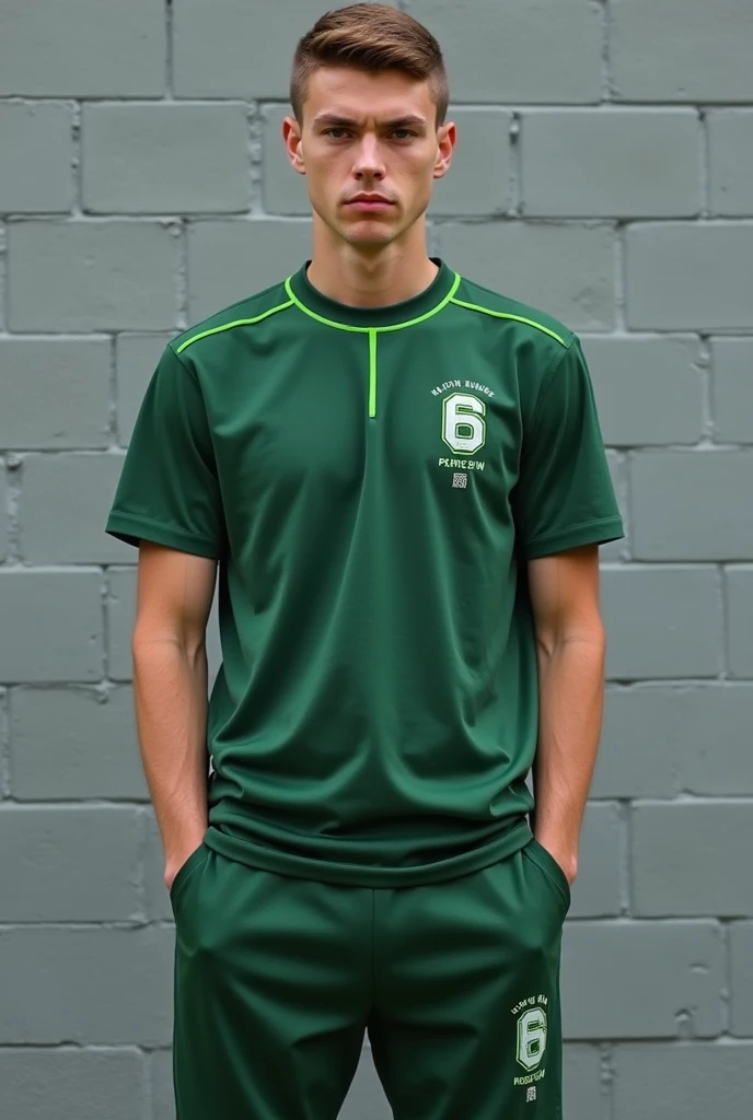A dark green football shirt, whose backgroung is several sugar canes, and the team symbol is 51 written in white