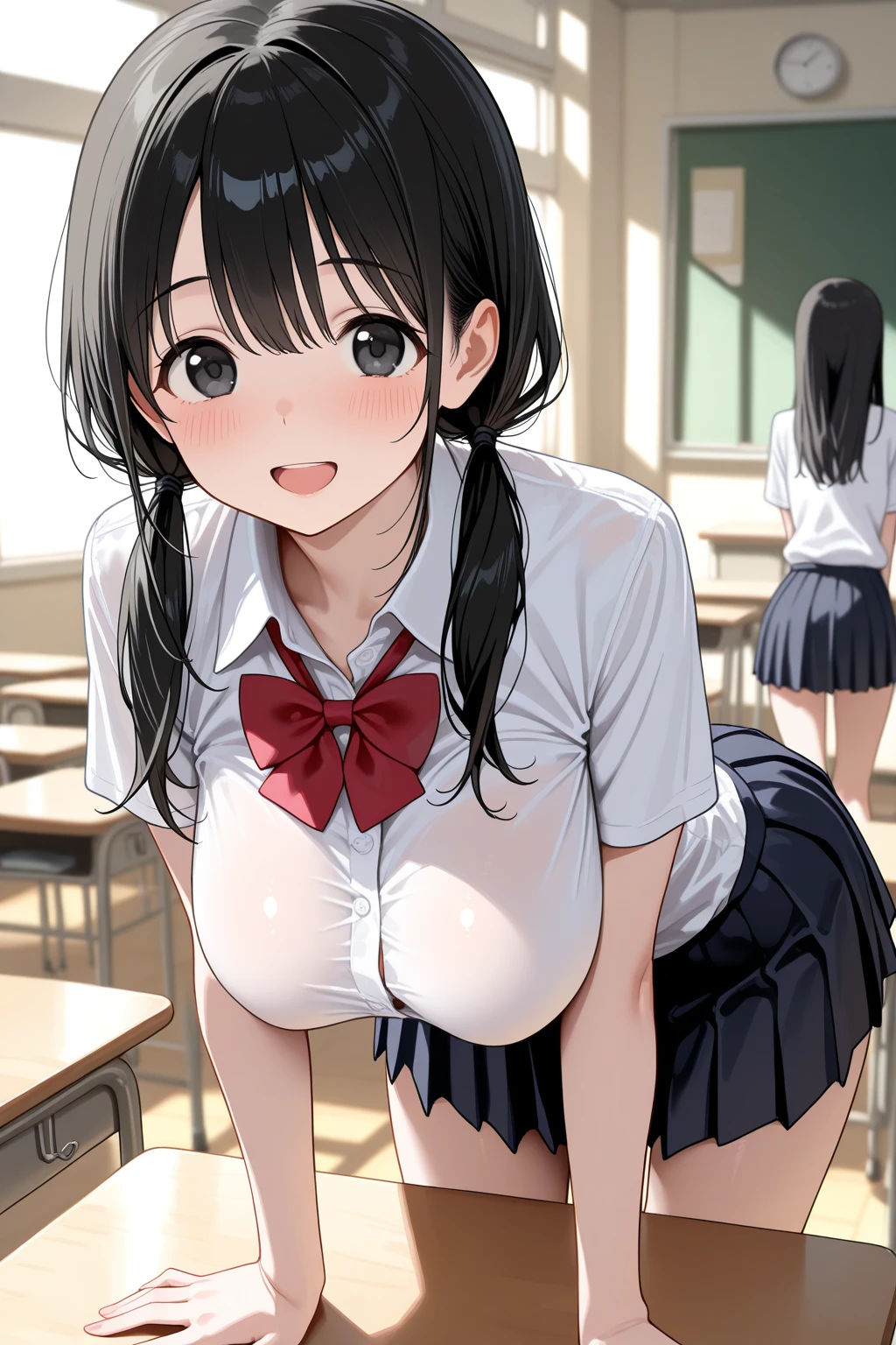 half naked,r18,sex,nipple,school uniform