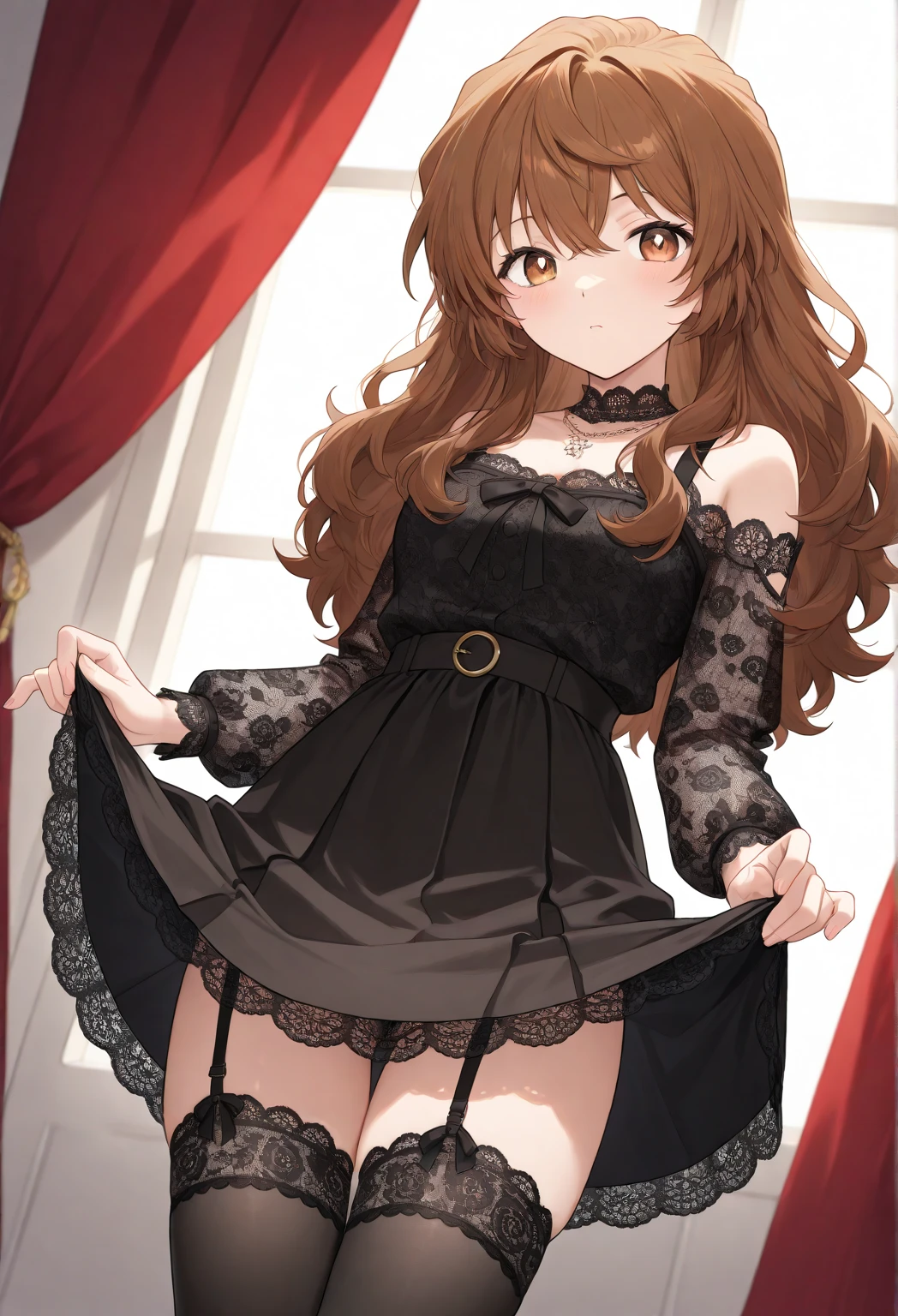 (peludo:1.2), foco no rosto, vestido fofo, lindas luzes e sombras, ((Melhor qualidade, 8k, obra de arte :1.3))