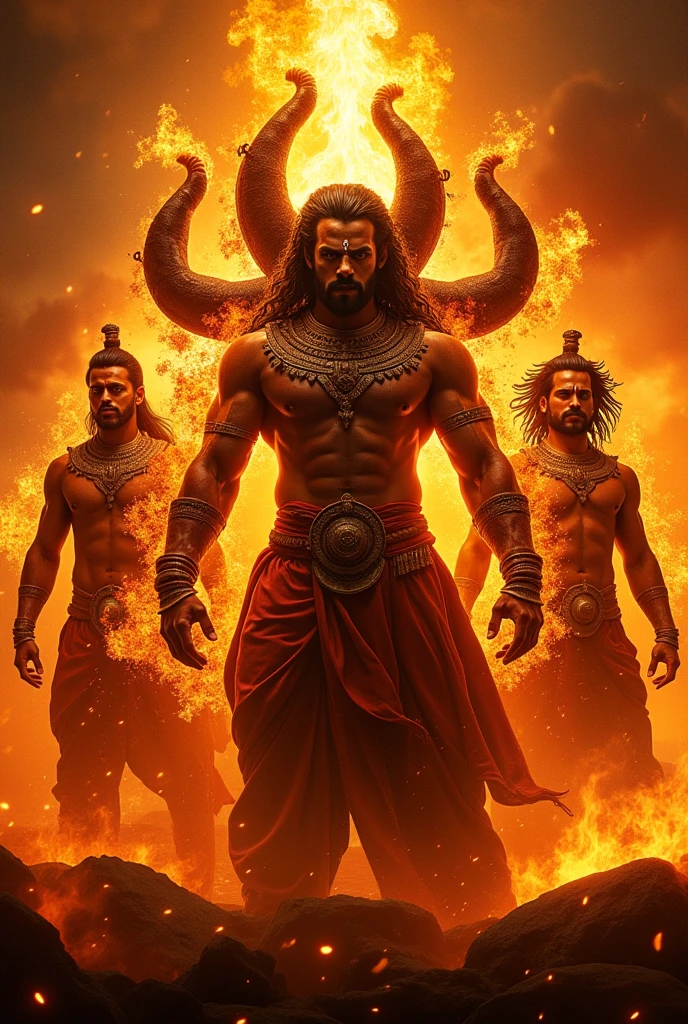 Kalki god on move poster realistic