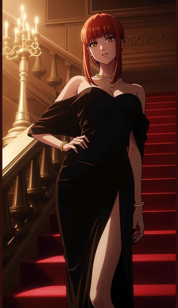 anime image of a woman in a black dress standing in a room, today's featured anime still, in the anime film, anime girl wearing a black dress, screenshot from the anime film, anime movie screenshot, screenshot from a 2012s anime, anime key visual of elegant, screenshot from guro anime, official anime still, high quality anime movie still