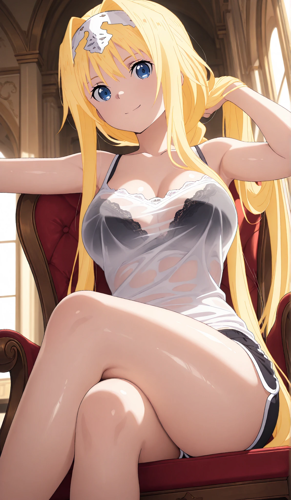 masterpiece,Highest quality,One girl,alone,blonde hair,Prostitute,