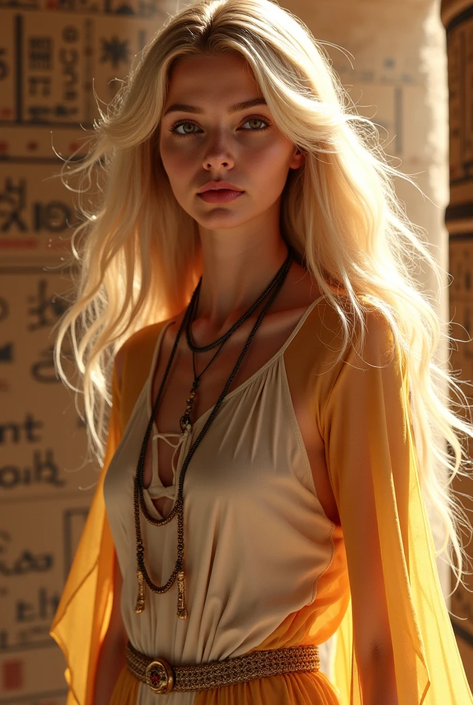 Beautiful girl with white hair and pink skin and blue eye real photo with big bonds walking on street