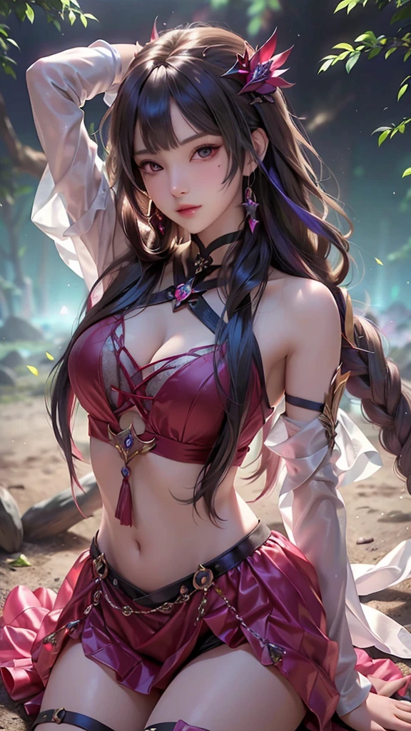 One girl,full bodyesbian, torn cloth, Open legs, hand behind head, Underarms, , Tears, Humiliated, 浴室,Long hair,Heart-shaped pupils, Torn clothes, upper legs,Pathetic,exhibitionism,Clothes open,breasts out