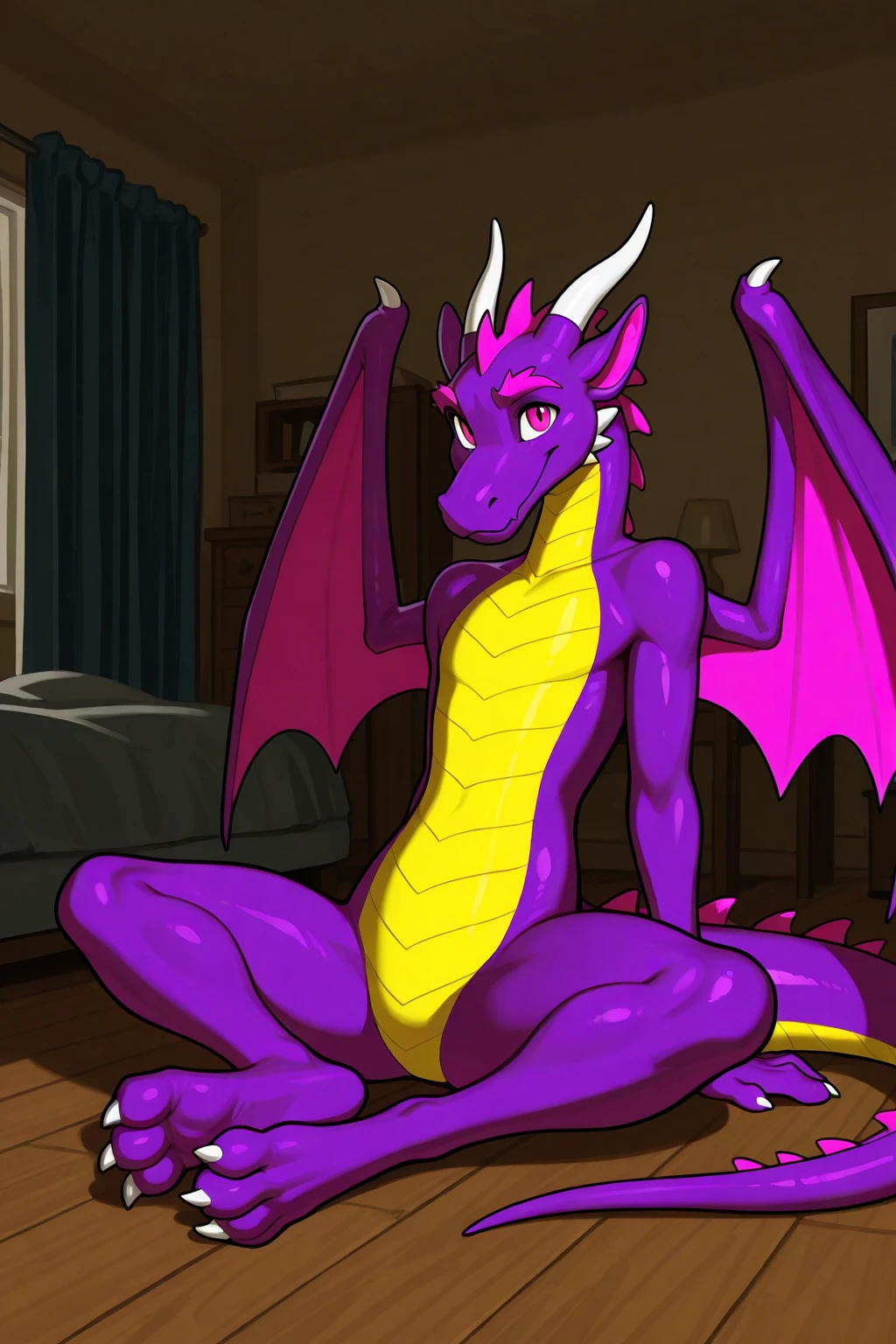 Beautiful detailed portrait of male wingless wild dragon lying down, homosexuality, ハプニング,by sabki,Grimm's fairy tales,by dangpa, Upload to E621, A high resolution, photo-realism, Scene lighting, clear artwork, bigger tail,balancing, dragon anatomy, wasteland , Alone, book review,posterior view, your tail, Happy open mouth, horn, Pola, Ass up, stretch out your hands, beauitful face,Big thighs, sexy for, 詳細な目, Fangs in the mouth,View from the floor, One foot exposed, The dragon looking forward,