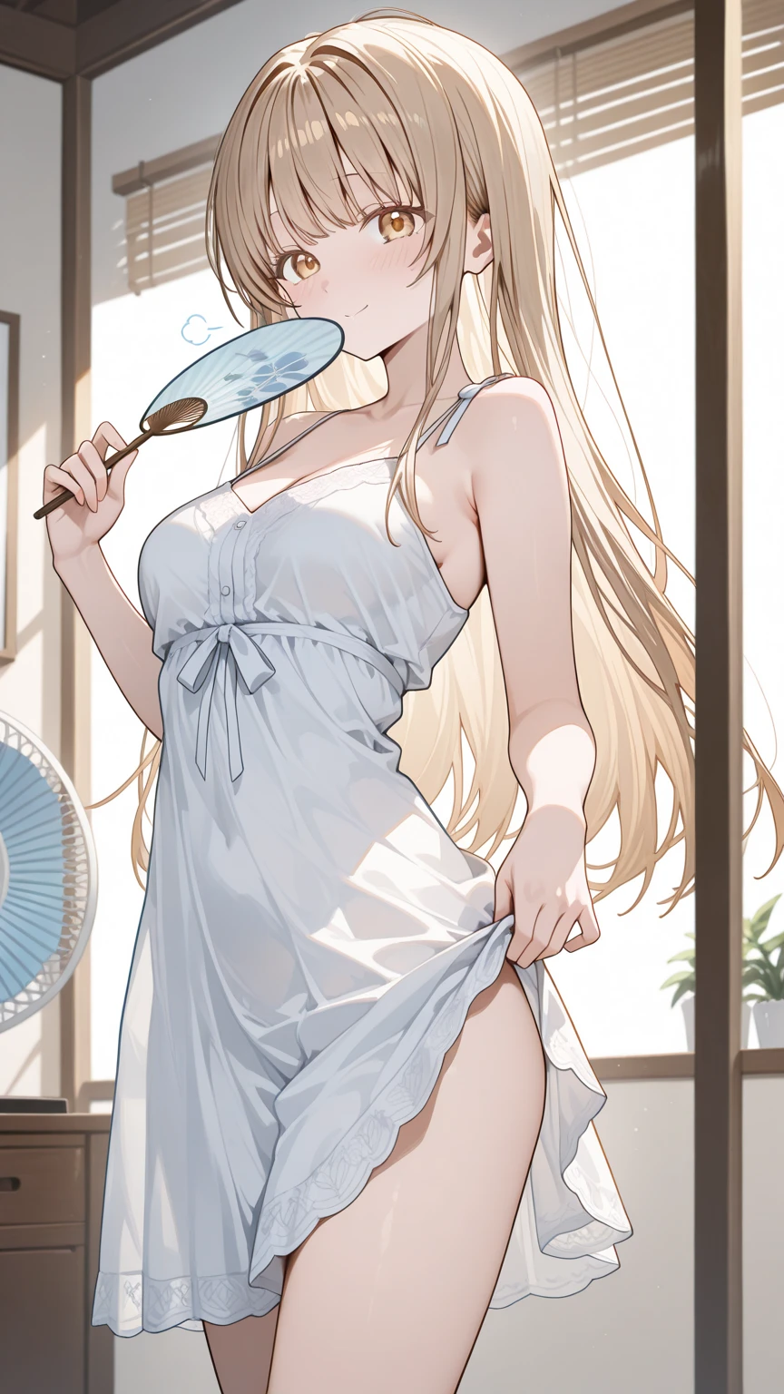 A long cucumber，Mouth eats cucumbers，Eat cucumbers with your mouth open