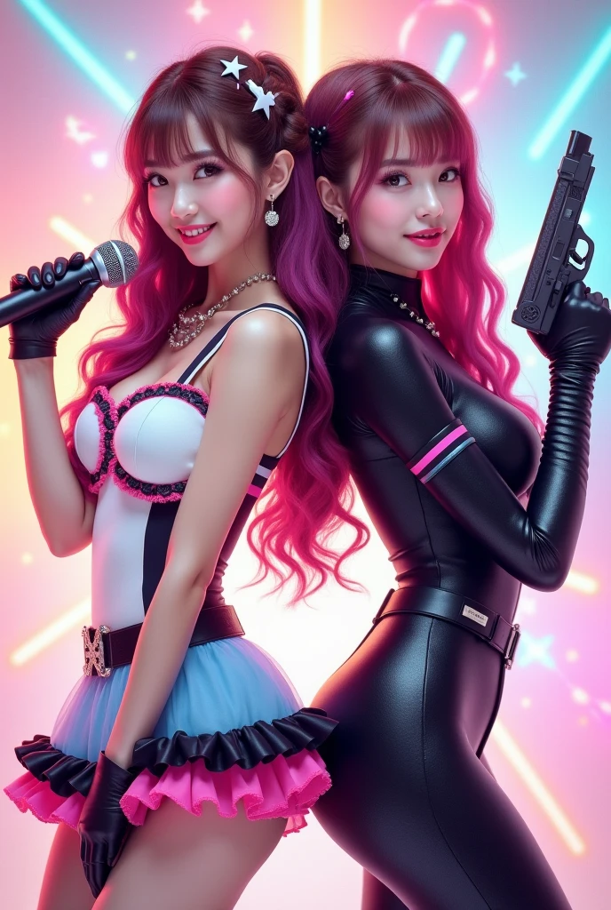 Highly detailed facial and skin texture、A detailed eye, masterpiece, big boobs, big breast, highlight, add bubble,