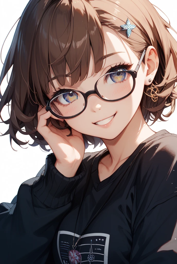 tomoekoga, Chie Koga, short hair, Brown Hair, blue eyes, Hair clip happy smile, smile, Open your mouth,Sleeveless hoodie,Black-rimmed glasses shorts,black tights,short boots,night,Hiding in a roofed building,Sitting on the steps of a building,night,rain,So that the whole body goes into the illustration,
Break indoors, Alley,
壊す looking at viewer, Systemic
break (masterpiece:1.2), Highest quality, High resolution, unity 8k wallpaper, (figure:0.8), (Beautiful attention to detail:1.6), Highly detailed face, Perfect lighting, Highly detailed CG, (Perfect hands, Perfect Anatomy),