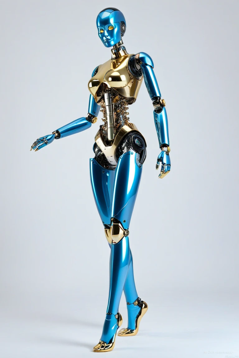 vibrant steampunk charming sophisticated elegant formal graceful female clockwork amputee clockwork transparent body frame graceful 