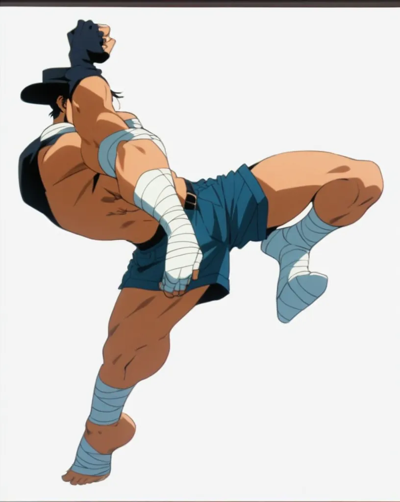 arafed figure of a man with boxing gloves on a black background, hajime no ippo manga inspired, full body 1 / 6 nihei tsutomu, up close shot shinji aramaki, hajime no ipo box fight, katsuhuro otomo highly detailed, shinichi sakamoto, pop up parade figure, art jiro matsumoto