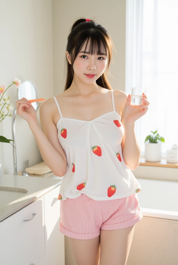 (((Low - Angle:1.4)))、((One hand raised))、((She is wearing a colorful and pop blouse and apron.)),(;have big bread))、(((Spread your legs:1.4)))、,(((beautiful armpits:1.2)))、High resolution、Bakery、16-year-old girl、smile、Finished as in the picture、white and beautiful skin、Focus on small breasts、((beautiful５This finger))、Bakeryの制服を着ています、最high quality、High resolution、Very detailed、masterpiece、Live Shooting:2、Genuine:2、photoGenuineistic:2、very delicate and beautiful、Fine details、Textured skin、Full Shot、、(beautiful face:2)、hot pants、Putting on makeup、Perfectly balanced legs:1.5), Looking at the camera, Angle from above, (((hot pants))), High resolution、未来のBakery、Delicious bread that women will love、Looking at the camera、smile、Finished as in the picture、、(((I have a big loaf of bread)))、(((cute smile)))、((((Eat delicious bread)))))、((I love bread))、(front focus piece:1.3), 
、Cute Apron、Rainbow Apron、Bakeryの制服を着ています、明るすぎるNatural light、Shining sunlight、最high qualityのディテール, Japanese Girls,1 girl, 8K, RAW Photos, 最high quality, Ticker:1.2, Very detailedなRAWカラー写真, Professional photos, (reality, photoGenuineisticです:1.37), (Very detailedな皮膚:1.2), 超High resolutionな, (Lenz 50mm),,絶妙にFine grain,Look at the person watching,Pretty face, Just Mile:1.05),Wide Hips,Straight hair,,Light pink inner color、 white and fine skin、(Very detailedな8K cg:1.2), (hyper Genuineistic:1.35), (photoGenuineisticです:1.45), (reality:1.4), 

(背景はBakery:1.1)、Sexy upward glance, 、Very detailed、masterpiece、最high quality、Ultra-high resolution energy A、8KのHigh resolutionにより、Transparency as shown in the photo、Fine grain、Expression of gradation、Perfect anatomical figure ,hard disk、Ticker (English) 、 Nikon Z9 80mm Lens ,、明るすぎるNatural light、Shining sunlight、、Ultra slim body、Slender model figure、beautiful姿勢、, 最high quality, 8K, RAW Photos, Confused, Award-winning portraits, shy smile, shy smile, , Delicate girl,, Digital SLR, View your viewers, Frank, Sophisticated, Thin arms, Professional Lighting, Film Grain, chromatic aberration, (Fine grainと顔:1.0), Live Shooting、(((A portrait of extreme beauty)))、((Glowing Skin))、1 girl、16 year old beautiful girl from Prague、Bright expression、((Platinum Blonde Hair))、[Big blue eyes that sparkle like jewels]、Shiny skin、silky super long Straight hair、eyeliner、beautiful前髪、Hair around the eyes、最high quality、Very detailed、Film Light、Intricate details、High resolution、Very detailed))、Detailed Background、8KUHD、Digital SLR、Soft Light、high quality、Film Grain、Fujifilm XT3 、Shallow depth of field、Natural light、(((Spread your legs:1.4)))、Pieces fly、High resolution、Bakery、16-year-old girl、smile、Finished as in the picture、white and beautiful skin、Focus on small breasts、最high quality、High resolution、Very detailed、masterpiece、Live Shooting:2、、neon hair clip,masterpiece、最high quality、
One girl,Ives Girl,beautiful照明,(((Anyone can see the D logo.:9)))