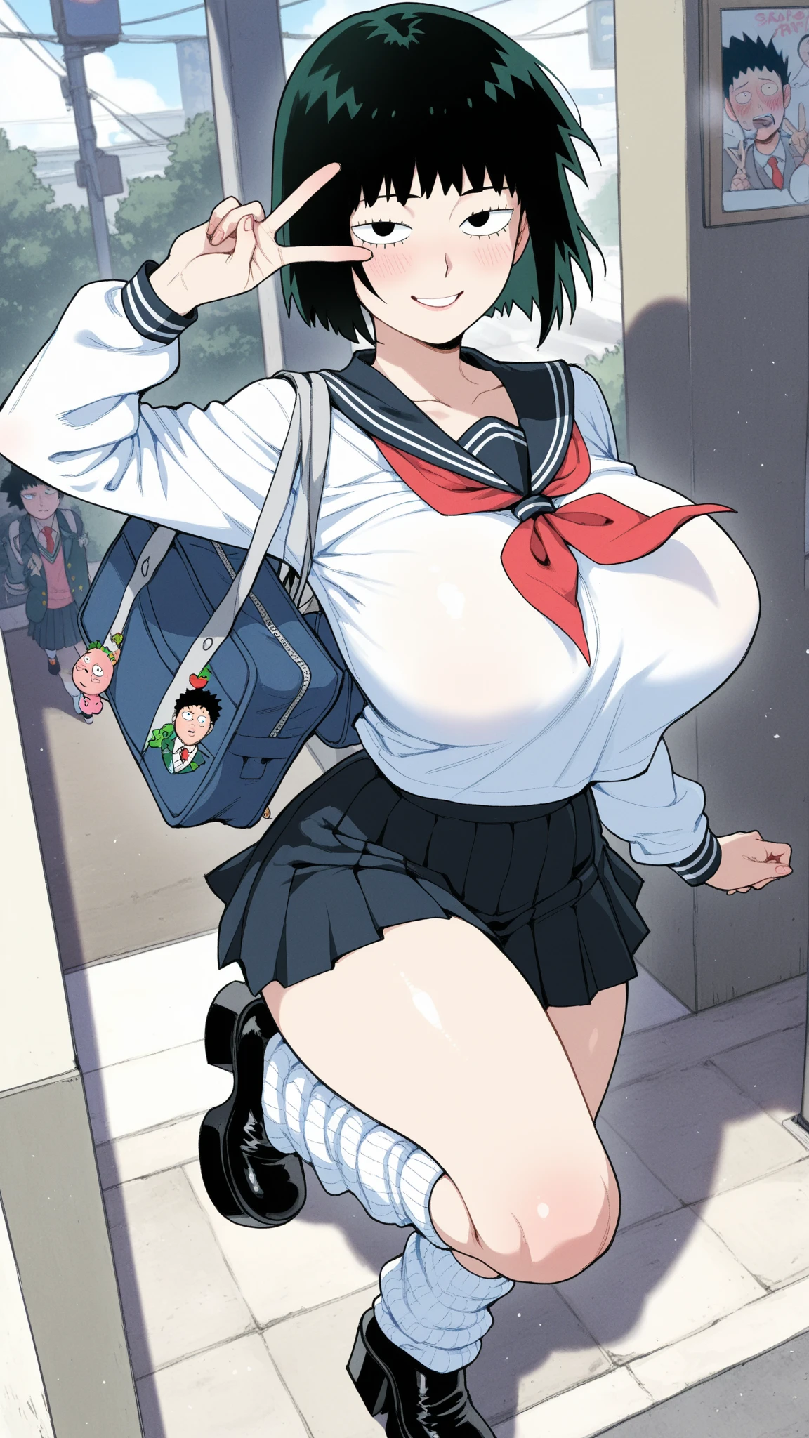 、(masterpiece、Highest quality)、Highest quality, Ultra-high resolution, (((masterpiece))), alone, Sweat、Big eyes, Composition from the front、Shortcuts、Embarrassed face、Blonde Hair、Cut your hair short、School classroom、Sailor suit、skirt、short hair、Browsing Caution、Upper body naked、Breasts exposed、Nipples、Large areola、Sitting in a chair without a backrest、Internal Medicine Examination、Woman showing her body、belly button、真Composition from the front、School Insurance Office、curtain、cubicle、window、door、Fluorescent lamp