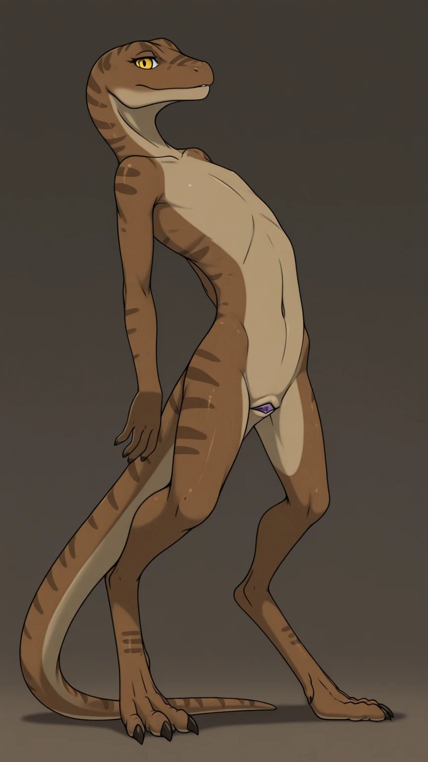score_9, score_8_up, score_7_up, source_anime,
kaolla su, 1girl,1boy,solo,veiny penis,blonde hair, green eyes, dark skin, dark-skinned female, blush stickers, ponytail,from side,completely nude,pussy,niplles,full body,standing,